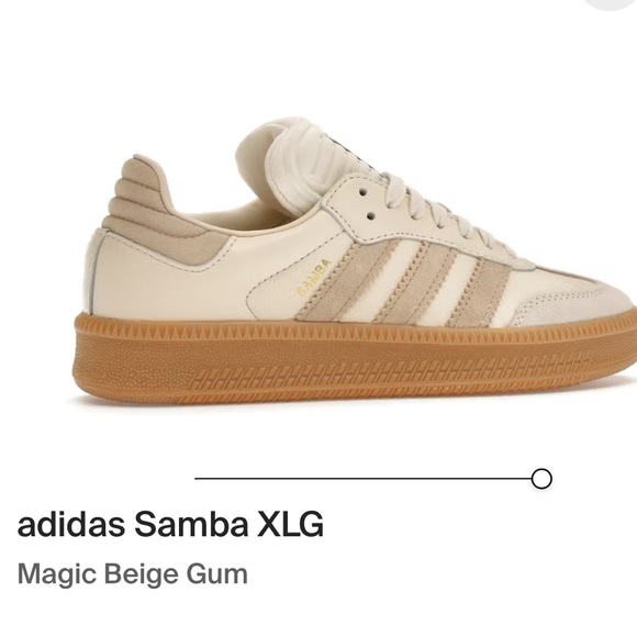 Adidas Samba XLG Magic Beige Sneakers - Picture 1 of 10